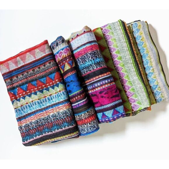 Accessories - Ladies Aztec Scarf 
